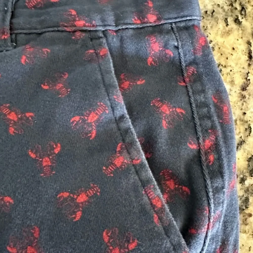 EUC - Brooklyn Cloth Men’s Shorts Navy Twill with Lobstera & Pockets - Size 32/M
